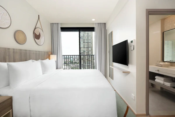 1 베드룸 스위트 키친 발코니